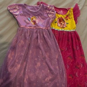 2 Disney nightgowns. Both size 4.